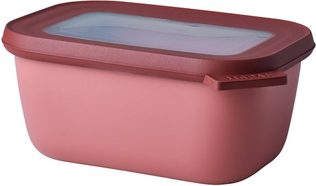 Mepal – Cirqula-Lebensmittelbehälter mit mehreren Schüsseln – 750 ml – rechteckig – lebendiges Lila