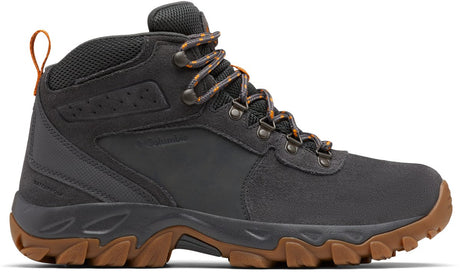 Columbia Newton Ridge™ Plus II Wildleder WP Herren-Wanderschuhe – Dunkelgrau, Goldbernstein