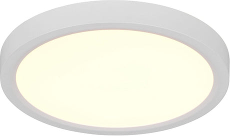 Rl lebe deine Lichtrealität Draco - Deckenleuchte - weiß matt - inkl. 1x SMD 18W - dimmbar mit Schalter - Wand- und Deckenmontage - Memory-Funktion über den Wandschalter - einfache Montage - Dip-Schalter