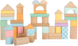 Small Foot - Holzbausteine ​​Pastell, 50 Stk.