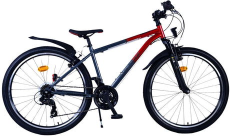 Volare XC Race Kinderfahrrad – 26 Zoll – Rotgrau – 21 Gänge