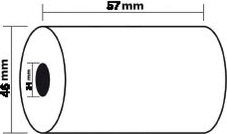 Exacompta Druckerpapier Berechnungsrolle BC MC 57x46x12 5x