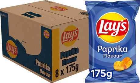 Lay's Paprika - Chips - 8 x 175 Gramm