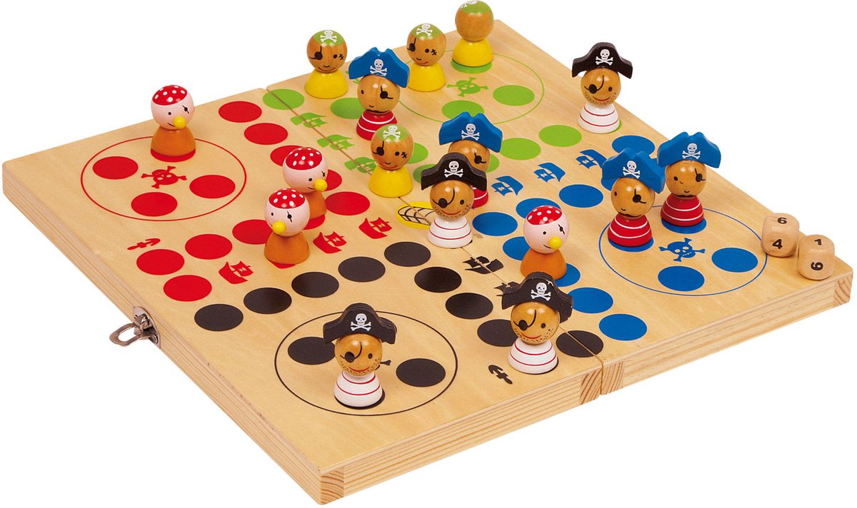 Small Foot - Ludo-Pirateninsel aus Holz