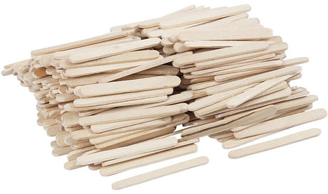 Creativ Company Eisstiele, L: 5,5 cm, B: 6 mm, natur, 400 Stück 1 Box