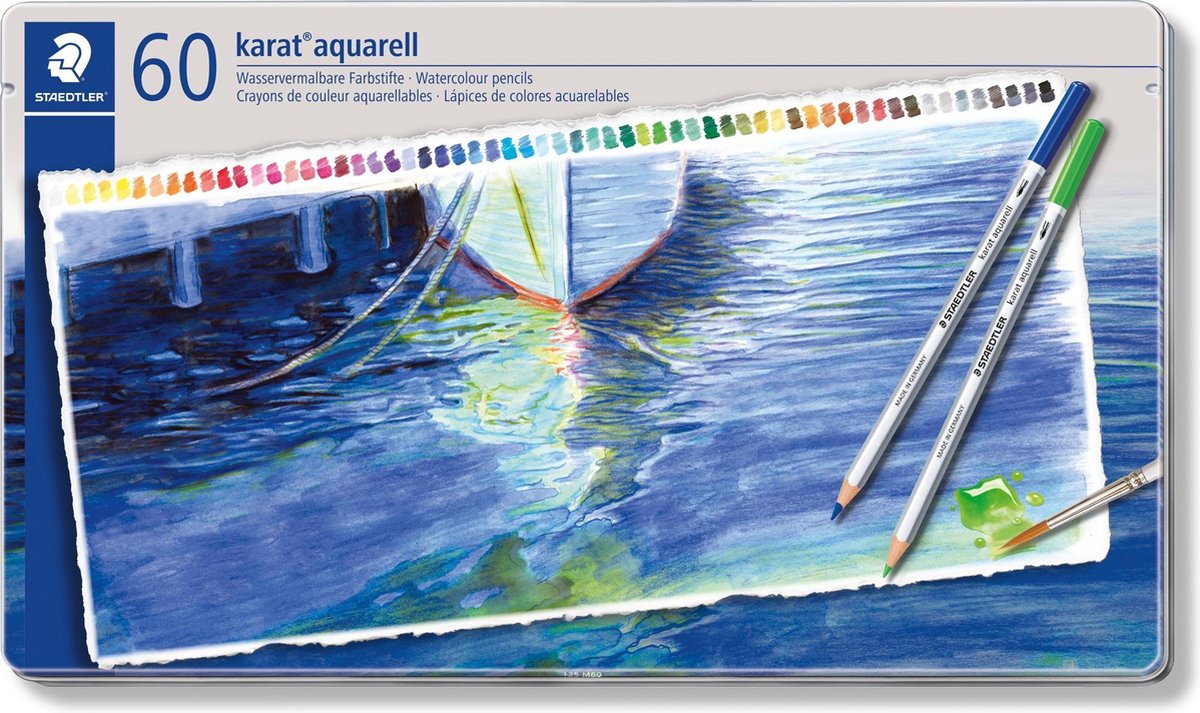 Staedtler Karat Aquarell Buntstift - Set 60-tlg