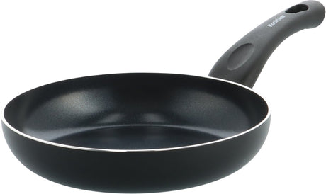 Kochstar Essenz schwarze Keramik-Bratpfanne – 24 cm – PFAS-frei – Induktionsbratpfanne – Induktionspfanne – Keramik-Antihaftbeschichtung – Kühlgriff – ofenfest bis 130 °C – Schwarz