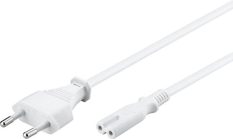 Scanpart c7 stroom kabel 2 meter - met stekker - geschikt voor randapparatuur - wit - universeel