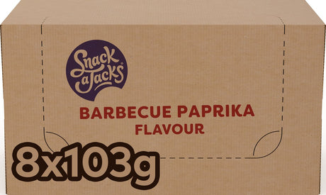 Snack a Jacks Rice Waffle Barbecue Pepper – Snack – 8 x 103 Gramm