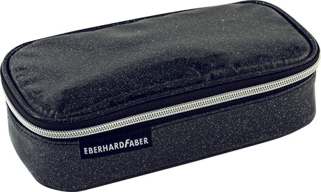 Eberhard Faber Federmäppchen – Jumbo – Glitzer Anthrazit – leer – EF-577587