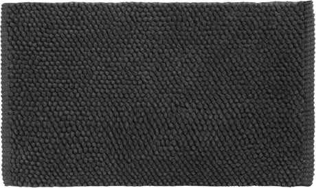 Differnz popcorn badmat 50x80cm zwart