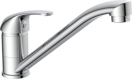 Schütte Eenknops Mixer Athos plus Chrom -gelenkt