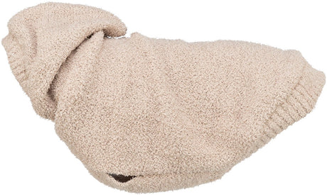 Trixie Hundepullover - Carson Hoodie Sand 40 cm - mit Kapuze, bequem und trendig