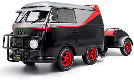 Solido VW T1 Kool Kombi + Trailer The A-Team '24 im Maßstab 1:18