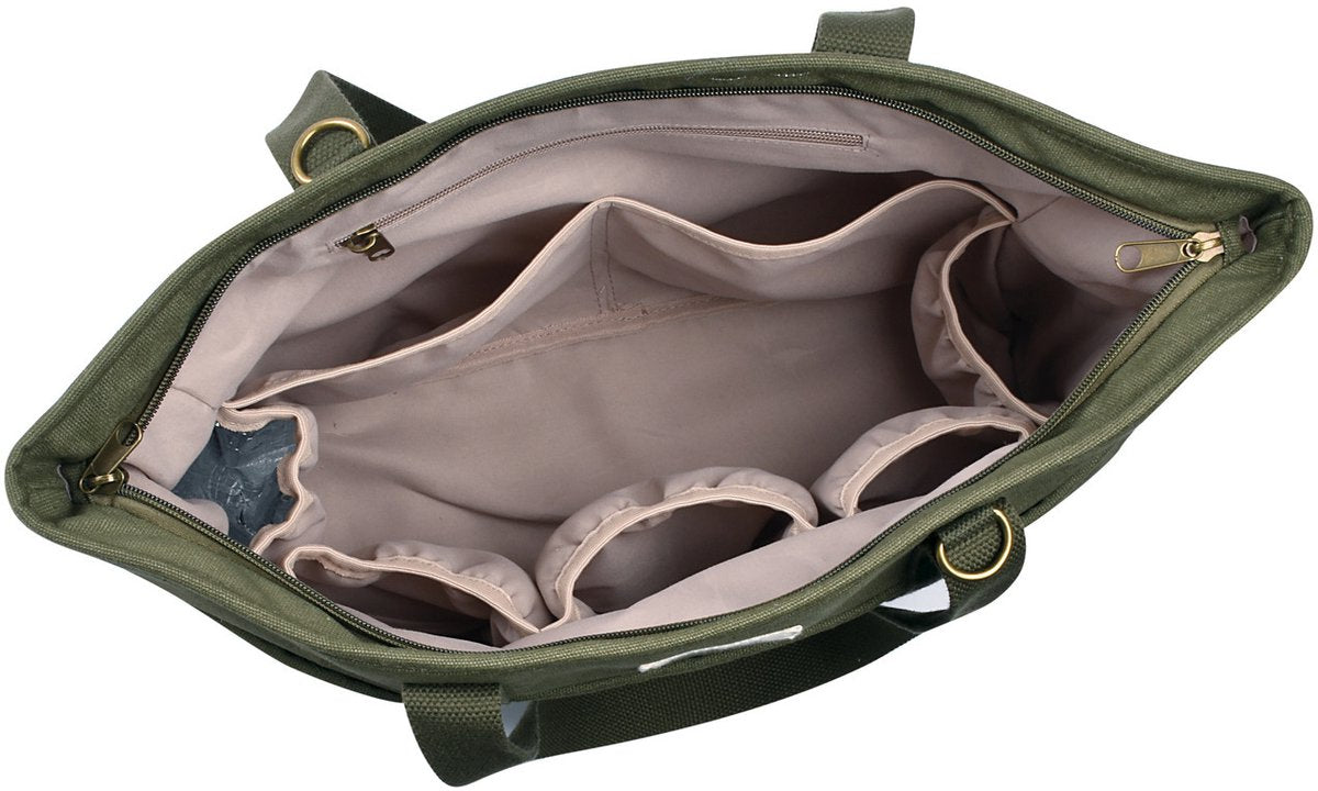 Béaba Wickeltasche Madrid – Stilltasche mit 11 Fächern – inklusive Wickelauflagen-Isotherm-Fach – Beige – 22l Tragetasche – Flechten-Seegras (Khaki)