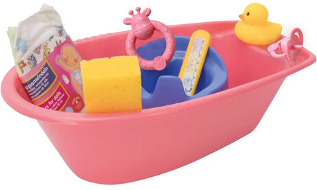 Heless Puppenbad mit Zubehör, 8-teilig.