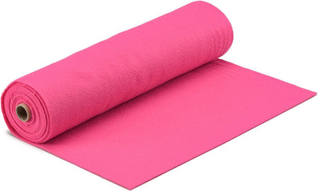 Vaessen creative vilt op rol - fuchsia - 1 mm - 45 cm x 5 m