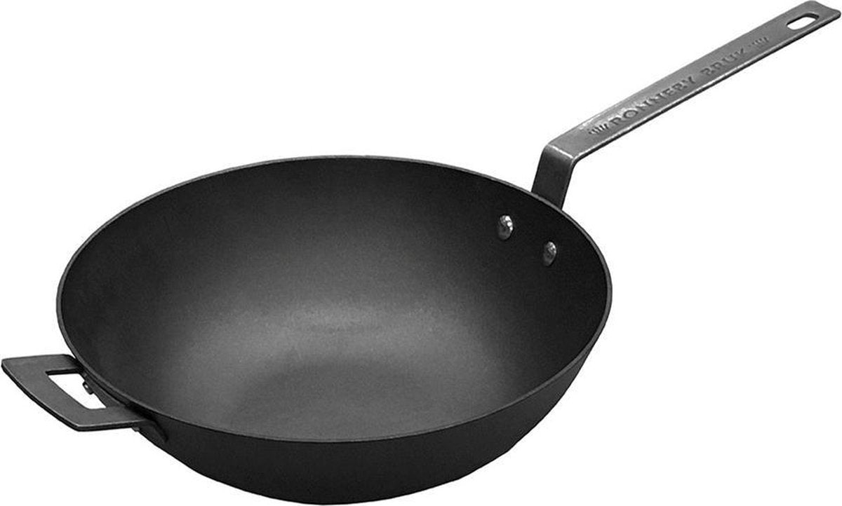 Ronneby bruk ultraleichter Profi – Wok – 32 cm – Gusseisen