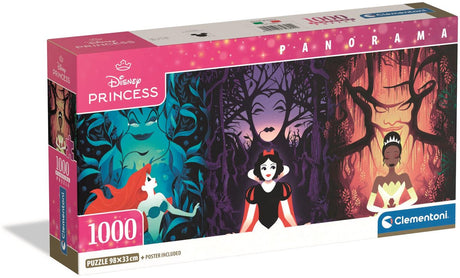 Clementoni – Puzzle – 1000 Teile – Panorama-Prinzessin – Puzzle für Erwachsene