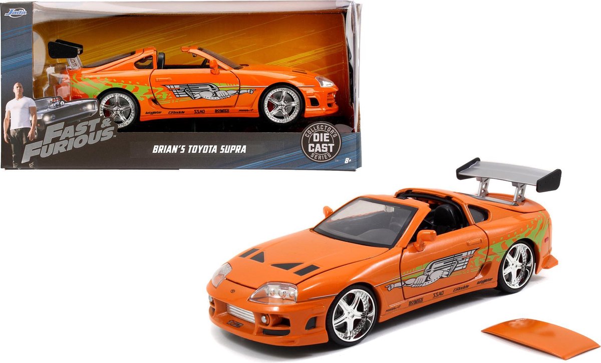 Jada Toys Jada Druckguss Fast Furious 1995 Toyota Supra Rennwagen 1:24