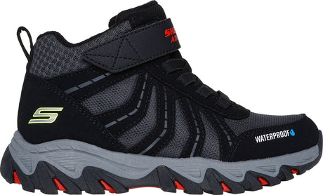 Skechers Rugged Ranger – Storm Trail Wanderstiefel für Jungen – Schwarz, Rot, Gelb