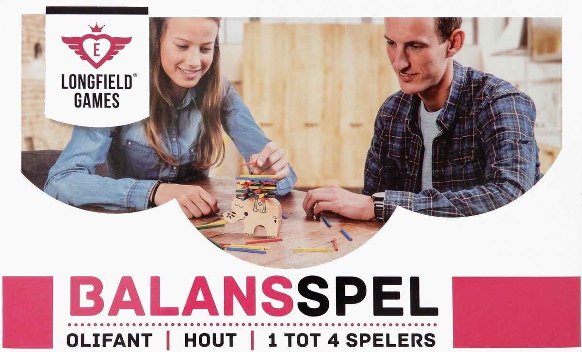 Elefant des Holzbilanzspiels