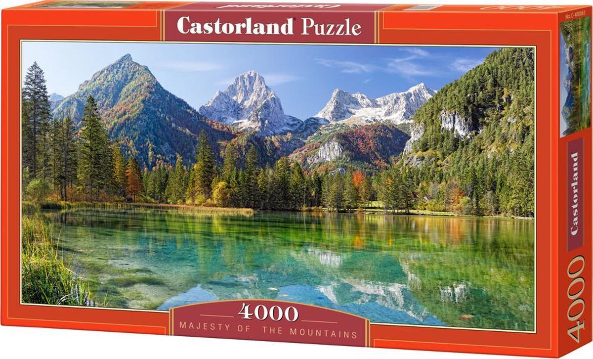 Castorland Majestät der Berge – Puzzle – 4.000 Teile – Satin-Finish – perfekte Passform – europäische Qualität