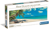 Clementoni Panorama-Puzzle „Schaukelt am Meer“, 1000 Teile.