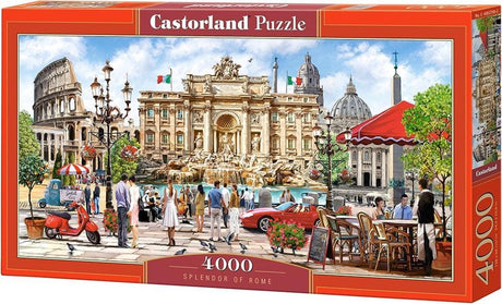 Castorland Pracht Roms – Puzzle – 4.000 Teile – Satin-Finish – perfekte Passform – europäische Qualität