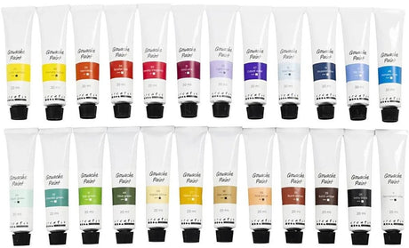 Creativ Company Gouachefarbe in verschiedenen Farben – 24 x 20 ml.