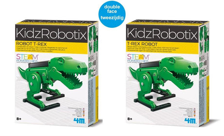 4 m Wissenschaft und Spiele – Bauen Sie Ihren eigenen T-Rex-Roboter – Bausatz-Mechanik – Kidzrobotix – 8+