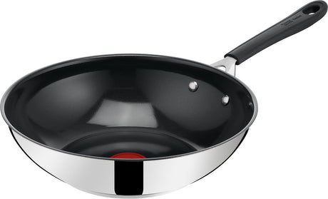 Jamie Oliver von Tefal Easy Cook Keramik – Wok-Pfanne – ø28 cm – PFAS-frei – Keramik – für Induktion geeignet