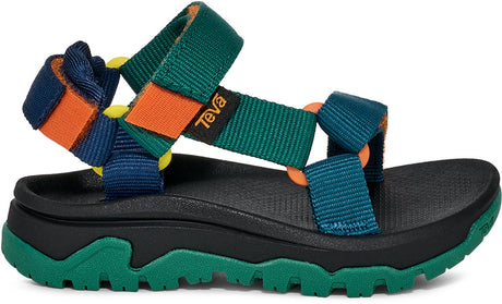 Teva T Hurricane XLT Jr Unisex-Sandalen – Blau-Korallen-Multi