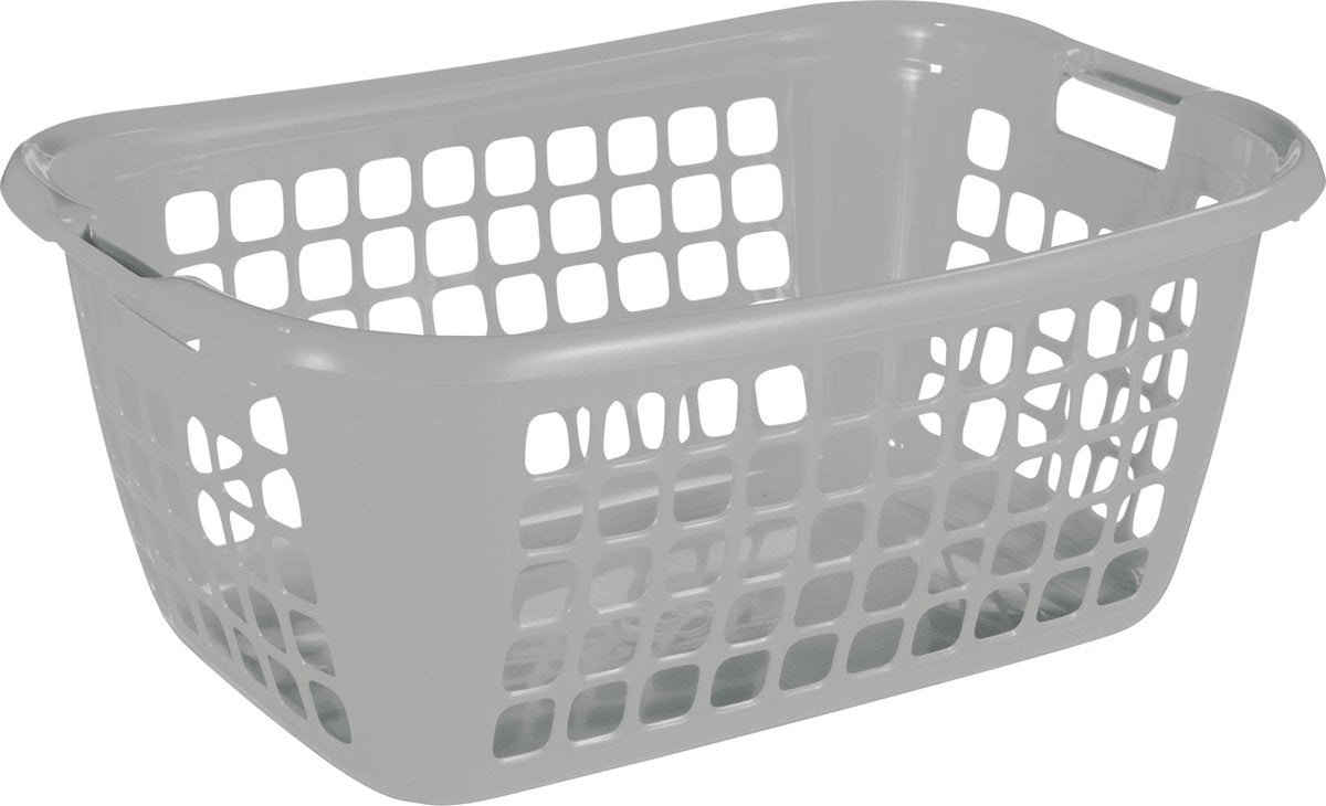 Sunware Basic Wäschekorb 65cm Silber