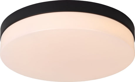 Lucide Biskit – Deckenleuchte (Deckenleuchte) Badezimmer – ø 34,5 cm – LED – 1x24 W 2700 K – IP44 – Bewegungssensor – Schwarz