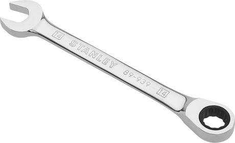 Stanley Ringschlüssel mit offenem Ende + Ratschenring 14 mm