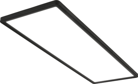 Briloner slim - LED-Deckenleuchte - Deckenlampe - Ultraflaches Panel - 4.000 K neutralweißes Licht - 58x20x3cm (LxBxH) - Schwarz