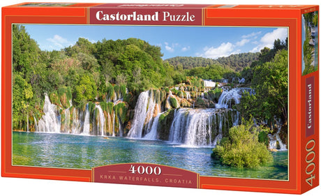 Castorland Krka-Wasserfälle, Kroatien – Puzzle – 4.000 Teile – Satin-Finish – perfekte Passform – europäische Qualität