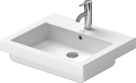 Duravit Vero - Einbauwaschtisch 55x47x18 cm, 1 Hahnloch, alpinweiß 0315550000