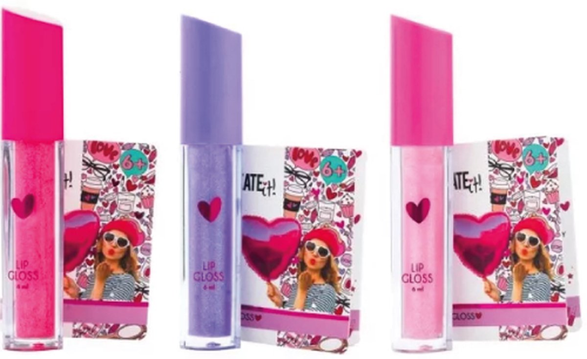 Erstelle es! Herz-Lipgloss