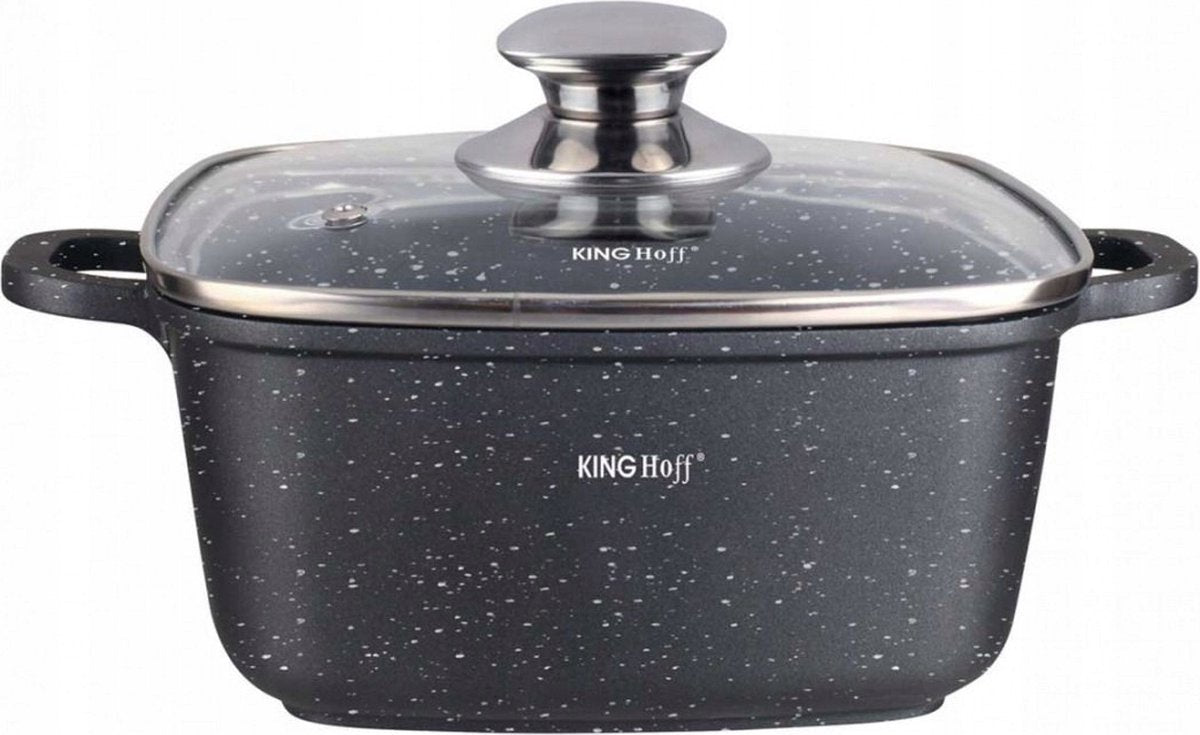 Kinghoff 1604 - Bratpfanne - quadratisch - 26 cm - 5,5 Liter