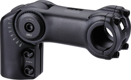 Bbb cycling stuurpen verstelbaar 80mm - verstelbare stuurpen racefiets, e-bike mtb - 25.4mm stuurpenverlenger - -40° +60° hoek - highfix - bhs-34
