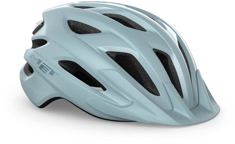 Mit Crossover-Fahrradhelm für Damen und Herren – City-Fahrradhelm für Erwachsene – Größe M L – Steinblau glänzend