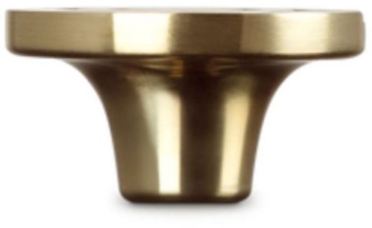 Le creuset crucible knop goud in rvs 5.5cm
