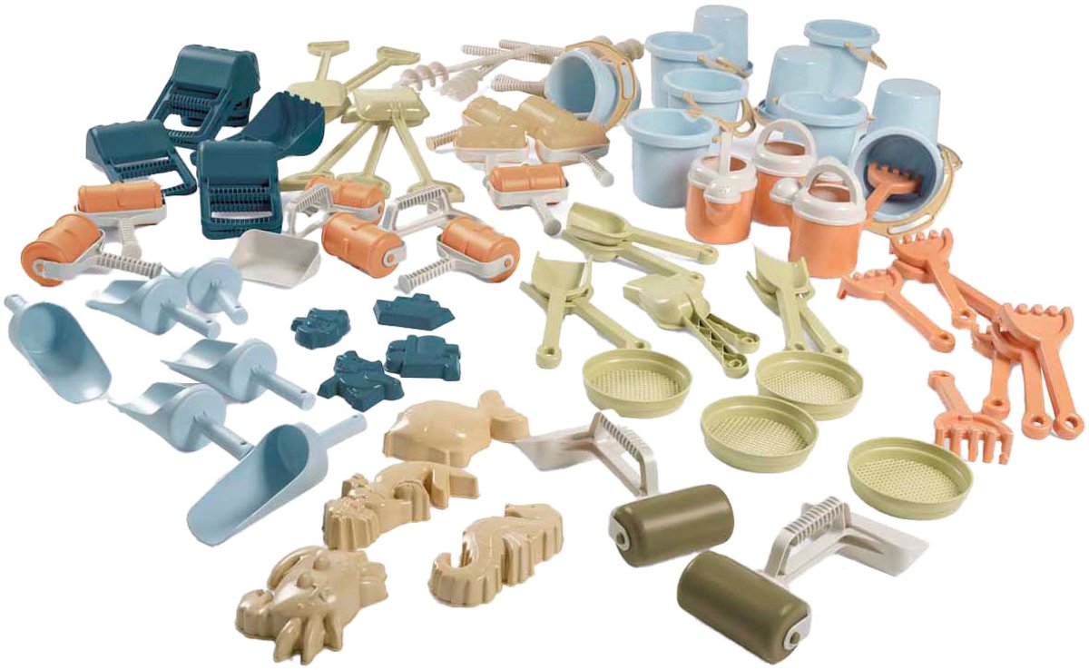 Dantoy Sand- und Wasserspielset, 76-teilig.