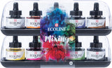 Bruynzeel Ecoline Flüssig-Aquarell-Mischset, 10 x 30 ml