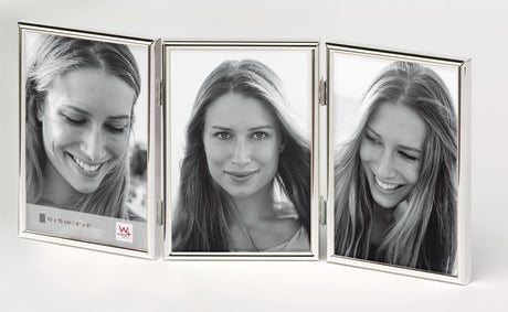 Walther Design Chloe - Fotorahmen - Fotogröße 3x 13x18 cm - Silber