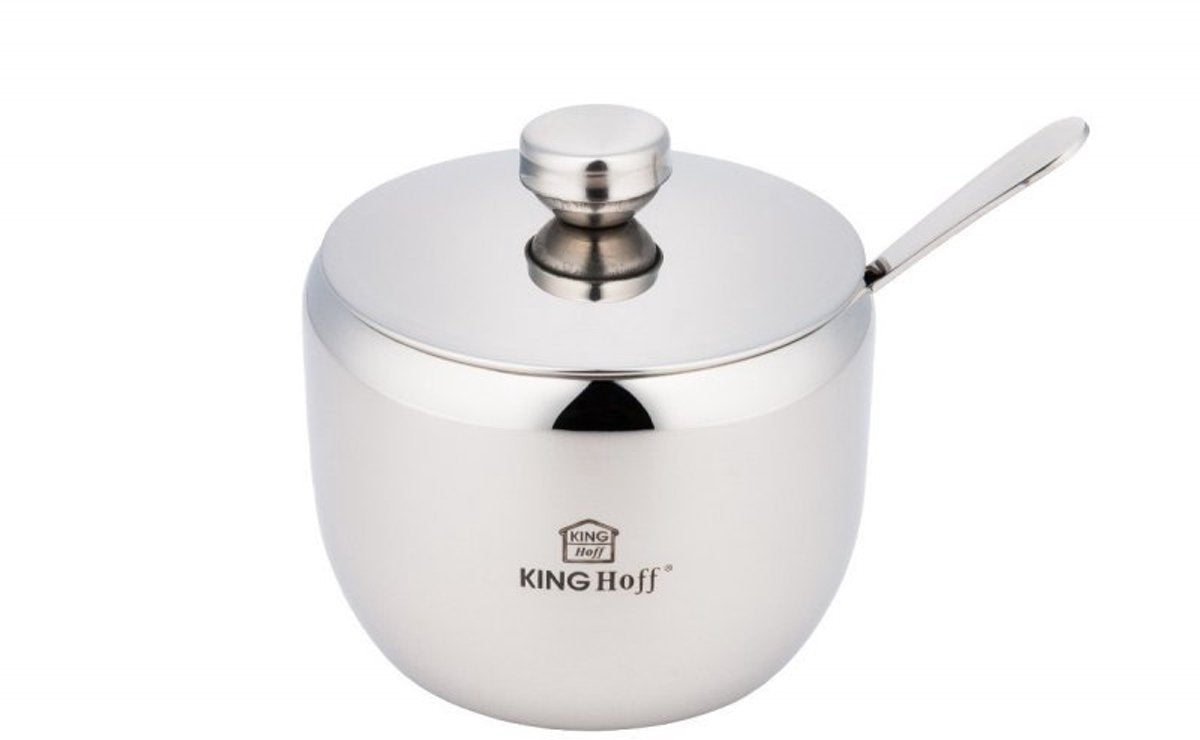Kinghoff Zuckerdose - mit Löffel