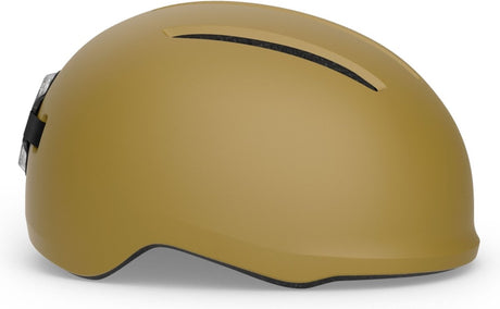 With vibe Fahrradhelm Herren Damen – Fahrradhelm E-Bike Erwachsene – Elektrofahrrad – Citybike – Größe L (58-61 cm) – mandelmatt (braun)