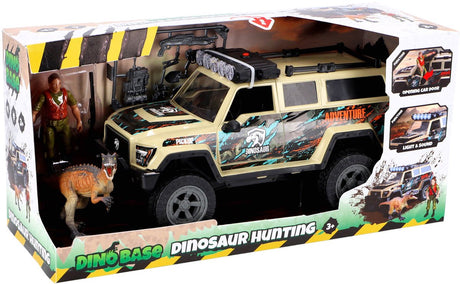 Dino Base Dinobase Auto-Geländefahrzeug mit Dino und Licht und Sound